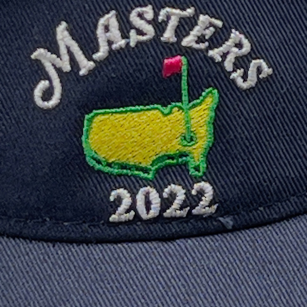 American Needle Masters 2022 Golf Visor Navy Blue Adjustable Hat - Picture 2 of 8